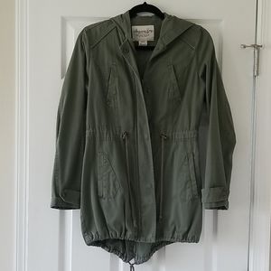 American Rag army green long jacket